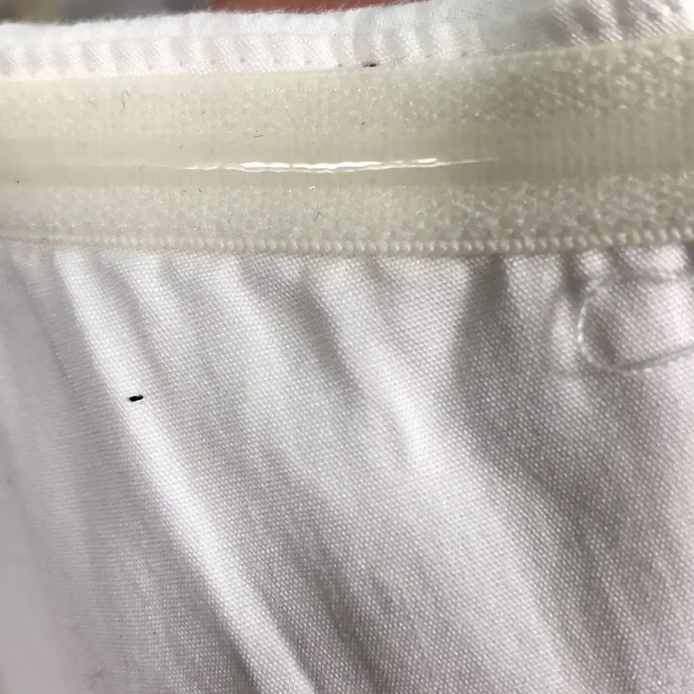 Lilly Pulitzer White cotton Ruched & embroidered Strapless dress size 2 like new - Picture 8 of 8